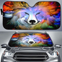 Load image into Gallery viewer, Designs by MyUtopia Shout Out:Abstract Dog Sun Shade
