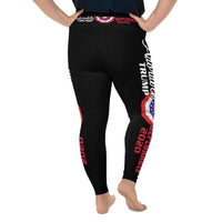 Load image into Gallery viewer, Designs by MyUtopia Shout Out:Adorable Deplorable Trump 2020 All-Over Print Plus Size Leggings
