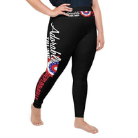 Load image into Gallery viewer, Designs by MyUtopia Shout Out:Adorable Deplorable Trump 2020 All-Over Print Plus Size Leggings

