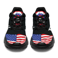 Load image into Gallery viewer, Designs by MyUtopia Shout Out:Adorable Deplorable Trump 2020 Chunky Walking Sneakers
