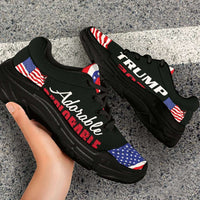 Load image into Gallery viewer, Designs by MyUtopia Shout Out:Adorable Deplorable Trump 2020 Chunky Walking Sneakers
