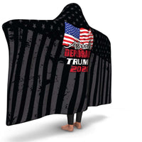 Load image into Gallery viewer, Designs by MyUtopia Shout Out:Adorable Deplorable Trump 2020 Hooded Blanket
