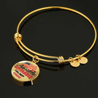 Load image into Gallery viewer, Designs by MyUtopia Shout Out:Adorable Deplorable Trump 2020 Personalizable Stainless Steel Keepsake Wire Bracelet
