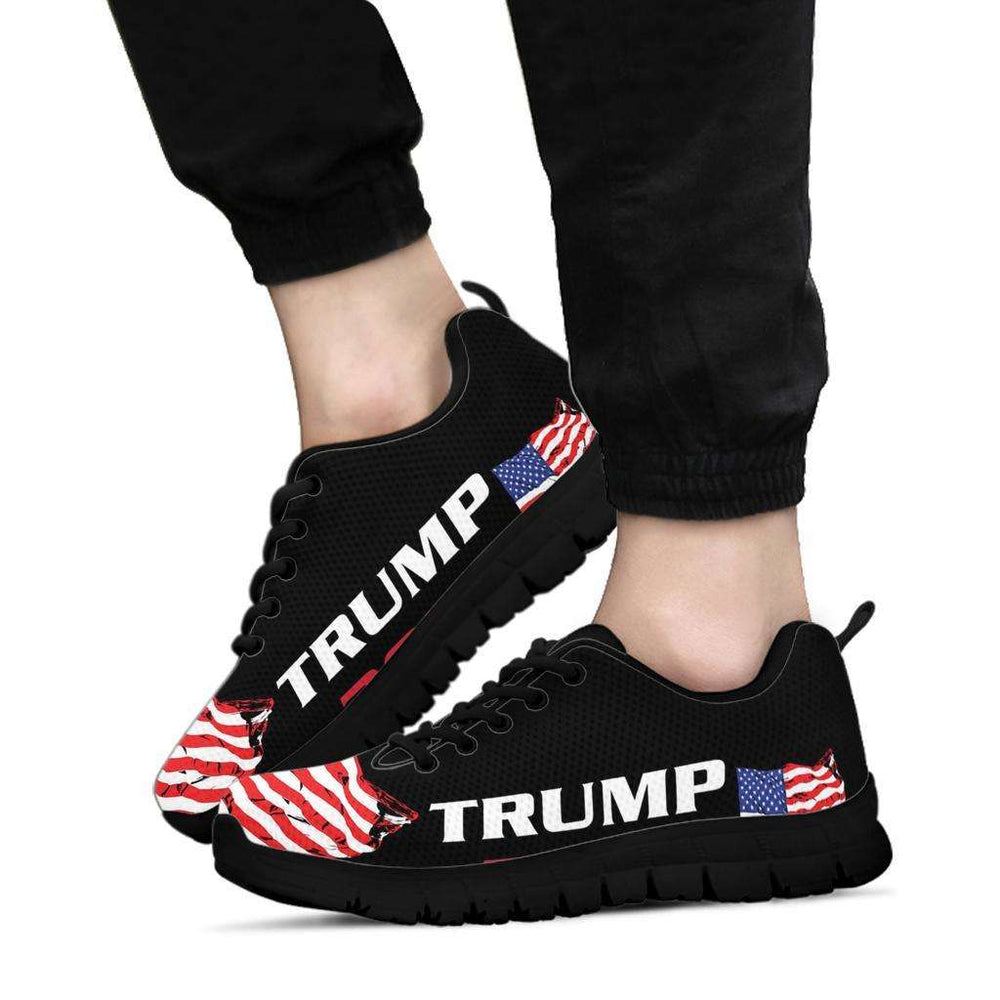 Designs by MyUtopia Shout Out:Adorable Deplorable Trump 2020 Running Shoes,Women's / Ladies US5 (EU35),Running Shoes