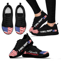 Load image into Gallery viewer, Designs by MyUtopia Shout Out:Adorable Deplorable Trump 2020 Running Shoes
