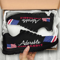 Load image into Gallery viewer, Designs by MyUtopia Shout Out:Adorable Deplorable Trump 2020 Running Shoes
