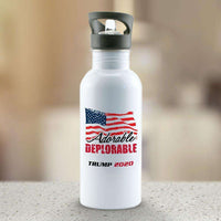 Load image into Gallery viewer, Designs by MyUtopia Shout Out:Adorable Deplorable Trump 2020 Water Bottle
