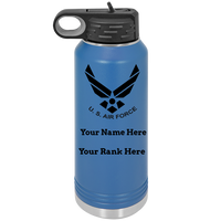 Load image into Gallery viewer, Personalized Air Force 32 oz Polar Camel Water Bottle
