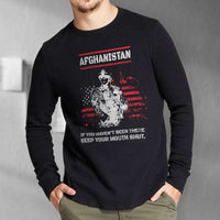 Load image into Gallery viewer, Designs by MyUtopia Shout Out:Afghanistan Veteran Long Sleeve Ultra Cotton T-Shirt
