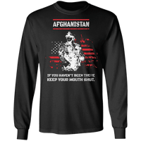 Load image into Gallery viewer, Designs by MyUtopia Shout Out:Afghanistan Veteran Long Sleeve Ultra Cotton T-Shirt,S / Black,Long Sleeve T-Shirts
