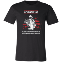Load image into Gallery viewer, Designs by MyUtopia Shout Out:Afghanistan Veteran Unisex Jersey Short-Sleeve T-Shirt,X-Small / Black,Adult Unisex T-Shirt
