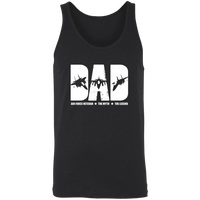 Load image into Gallery viewer, Designs by MyUtopia Shout Out:Air Force Dad Unisex Tank,X-Small / Black,Tank Tops

