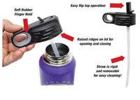 Load image into Gallery viewer, Designs by MyUtopia Shout Out:Air Force Veteran Custom Engraved Personalized 32 oz Polar Camel Water Bottle - Stainless Steel
