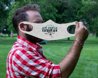 Load image into Gallery viewer, Designs by MyUtopia Shout Out:Air Force Veteran Flat Fabric Face Scarf / Bandana / Face Mask
