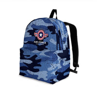 Load image into Gallery viewer, Designs by MyUtopia Shout Out:Air Force Wings Backpack
