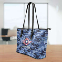 Load image into Gallery viewer, Designs by MyUtopia Shout Out:Air Force Wings Faux Leather Totebag Purse
