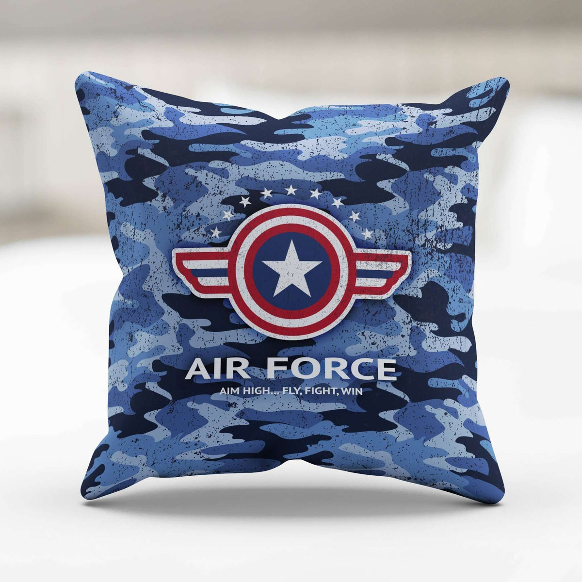 Designs by MyUtopia Shout Out:Air Force Wings Pillowcase