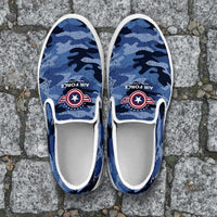Load image into Gallery viewer, Designs by MyUtopia Shout Out:Air Force Wings Slip-on Shoes
