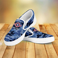 Load image into Gallery viewer, Designs by MyUtopia Shout Out:Air Force Wings Slip-on Shoes
