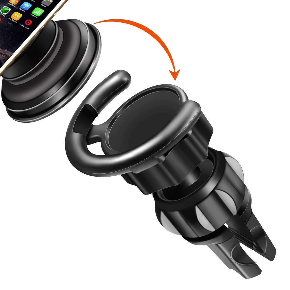 Designs by MyUtopia Shout Out:Air Vent Mounted Car Bracket for Phone Grip with 360 Degree Swivel