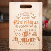 Load image into Gallery viewer, Designs by MyUtopia Shout Out:Alabama Football Christmas Engraved Cutting Board
