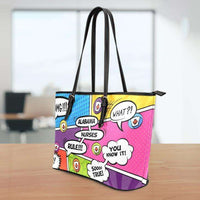 Load image into Gallery viewer, Designs by MyUtopia Shout Out:Alabama Nurses Rule! Comic Strip Faux Leather Totebag Purse
