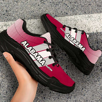 Load image into Gallery viewer, Designs by MyUtopia Shout Out:Alabama #RollTide Crimson Tide Fans Chunky Sneakers
