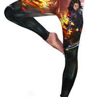 Load image into Gallery viewer, Designs by MyUtopia Shout Out:Alita Balita Angel High Waist Fashion Yoga Fitness Leggings
