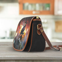 Load image into Gallery viewer, Designs by MyUtopia Shout Out:Alita Battle Angel Canvas Saddlebag Style Crossbody Purse
