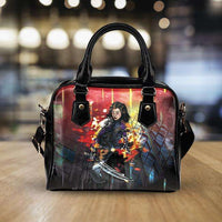 Load image into Gallery viewer, Designs by MyUtopia Shout Out:Alita Battle Angel Handbag with Shoulder Strap
