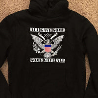 Load image into Gallery viewer, Designs by MyUtopia Shout Out:All Gave Some, Some Gave All Core Fleece Pullover Hoodie
