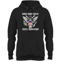 Load image into Gallery viewer, Designs by MyUtopia Shout Out:All Gave Some, Some Gave All Core Fleece Pullover Hoodie,S / Jet Black,Pullover Hoodie
