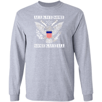 Load image into Gallery viewer, Designs by MyUtopia Shout Out:All Gave Some, Some Gave All  Long Sleeve Unisex Cotton T-Shirt,Sport Grey / S,Long Sleeve T-Shirts

