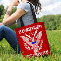 Load image into Gallery viewer, Designs by MyUtopia Shout Out:All Gave Some Some Gave All Memorial Day Fabric Totebag Reusable Shopping Tote
