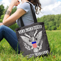 Load image into Gallery viewer, Designs by MyUtopia Shout Out:All Gave Some Some Gave All Memorial Day Fabric Totebag Reusable Shopping Tote
