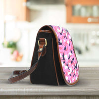 Load image into Gallery viewer, Designs by MyUtopia Shout Out:All Over Print Cat Camouflage Canvas Saddlebag Style Crossbody Purse
