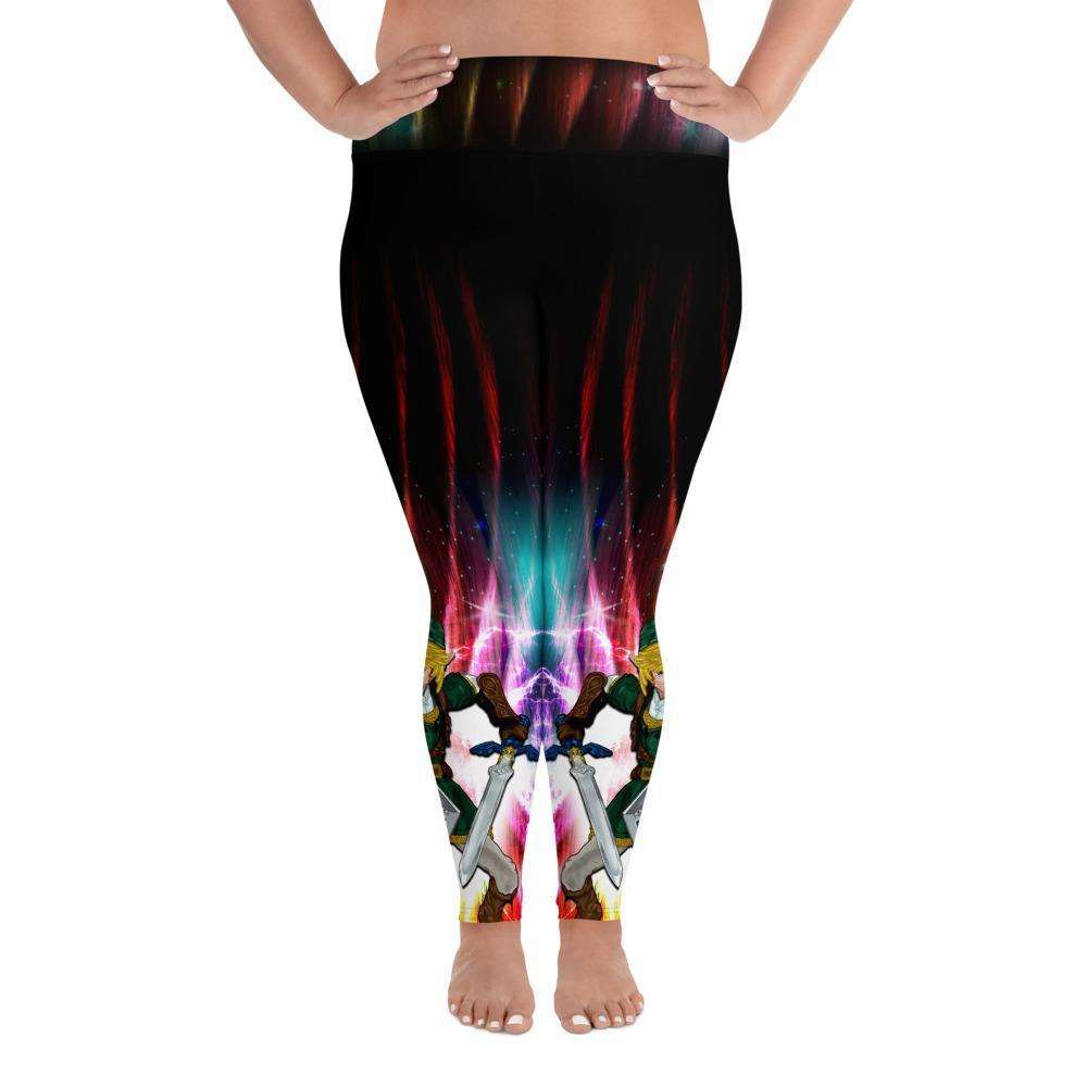 Designs by MyUtopia Shout Out:All-Over Print Plus Size Leggings,2XL,