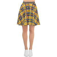 Load image into Gallery viewer, My Happy Place Galifrey One Marriott Carpet Pattern Skater Skirt
