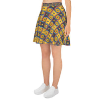 Load image into Gallery viewer, My Happy Place Galifrey One Marriott Carpet Pattern Skater Skirt
