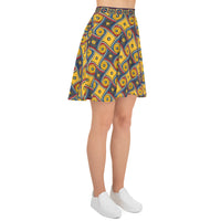 Load image into Gallery viewer, My Happy Place Galifrey One Marriott Carpet Pattern Skater Skirt
