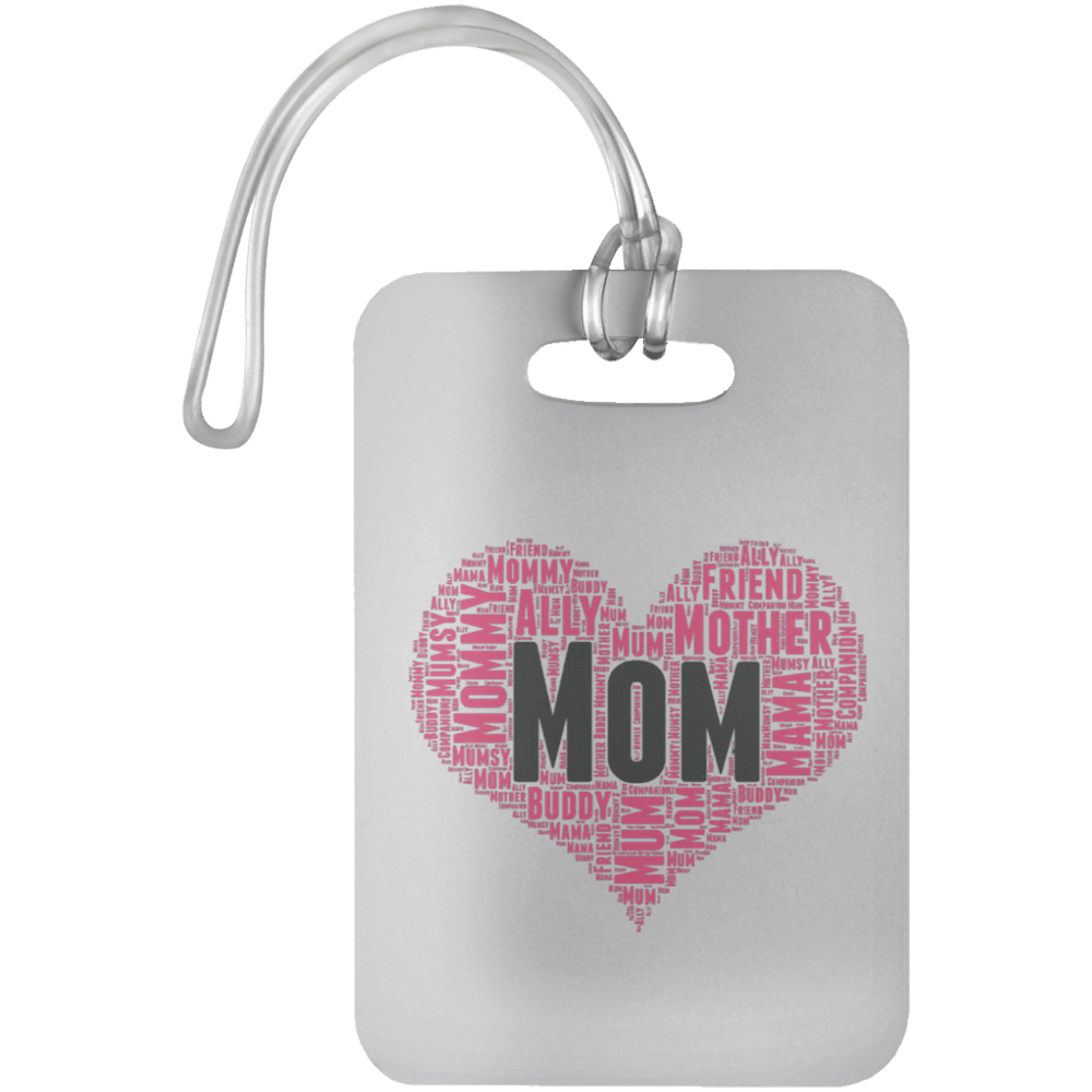 Designs by MyUtopia Shout Out:All the Ways Mom is Special in Your Heart Luggage Bag Tag,White / One Size,Luggage Tags