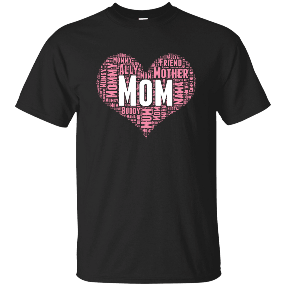 Designs by MyUtopia Shout Out:All the Ways Mom is Special in Your Heart Ultra Cotton Unisex T-Shirt,Black / S,Adult Unisex T-Shirt