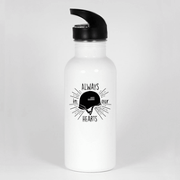 Load image into Gallery viewer, Designs by MyUtopia Shout Out:Always In Our Hearts Army Helmet with Flag Water Bottle
