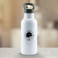 Load image into Gallery viewer, Designs by MyUtopia Shout Out:Always In Our Hearts Army Helmet with Flag Water Bottle
