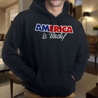 Load image into Gallery viewer, Designs by MyUtopia Shout Out:America Is Back Core Fleece Pullover Hoodie
