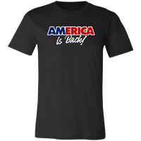 Load image into Gallery viewer, Designs by MyUtopia Shout Out:America Is Back Unisex Jersey Short-Sleeve T-Shirt,X-Small / Black,Adult Unisex T-Shirt
