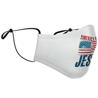 Load image into Gallery viewer, Designs by MyUtopia Shout Out:America Needs Jesus Fitted Face Mask with Adjustable Ear Loops

