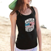 Load image into Gallery viewer, Designs by MyUtopia Shout Out:American Veteran Made in the USA Served With Honor Unisex Tank
