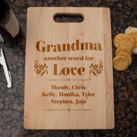 Load image into Gallery viewer, Designs by MyUtopia Shout Out:Another Word For Love Engraved Cutting Board Personalized Gift
