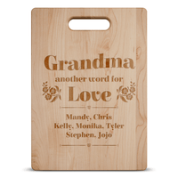Load image into Gallery viewer, Designs by MyUtopia Shout Out:Another Word For Love Engraved Cutting Board Personalized Gift
